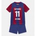 Barcelona Raphinha Belloli #11 Dětské Oblečení Domácí Dres 2023-24 Krátkým Rukávem (+ trenýrky)